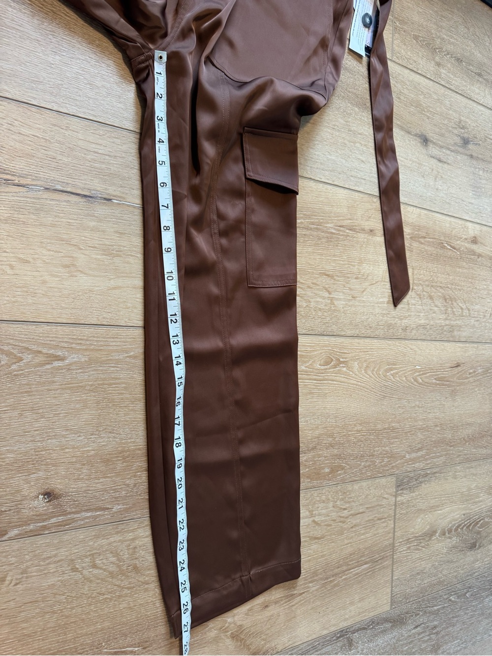 SOFIA JEANS SATIN CARGO SUPER HIGH RISE PANTS SIZE 14 new with tags - Picture 5 of 11